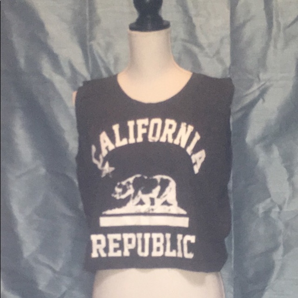 California Republic cropped  tank top